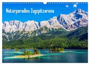 Naturparadies Zugspitzarena (Wandkalender 2024 DIN A3 quer), CALVENDO Monatskalender von Ferrari,  Sascha