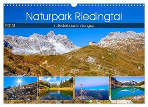 Naturpark Riedingtal (Wandkalender 2024 DIN A3 quer), CALVENDO Monatskalender von Kramer,  Christa