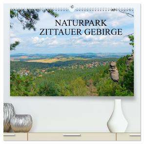 Naturpark Zittauer Gebirge (hochwertiger Premium Wandkalender 2024 DIN A2 quer), Kunstdruck in Hochglanz von Renate,  Fotografin