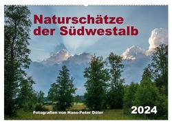 Naturschätze der Südwestalb (Wandkalender 2024 DIN A2 quer), CALVENDO Monatskalender von Döler,  Hans-Peter