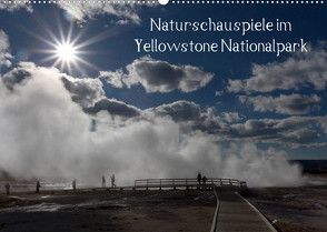 Naturschauspiele im Yellowstone Nationalpark (Wandkalender 2022 DIN A2 quer) von Friederich,  Rudolf