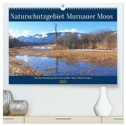 Naturschutzgebiet Murnauer Moos – Auf dem Rundweg durch das größte Moor Mitteleuropas (hochwertiger Premium Wandkalender 2024 DIN A2 quer), Kunstdruck in Hochglanz von Schimmack,  Michaela