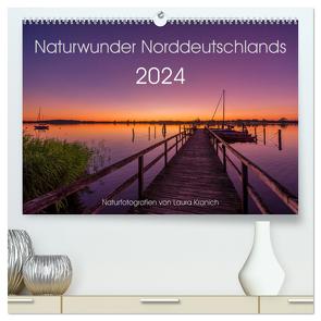 Naturwunder Norddeutschlands (hochwertiger Premium Wandkalender 2024 DIN A2 quer), Kunstdruck in Hochglanz von Kranich,  Laura