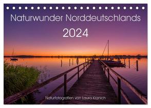 Naturwunder Norddeutschlands (Tischkalender 2024 DIN A5 quer), CALVENDO Monatskalender von Kranich,  Laura