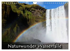 Naturwunder Wasserfälle (Wandkalender 2024 DIN A4 quer), CALVENDO Monatskalender von Hein,  Christina