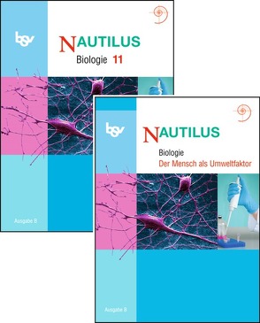 Nautilus – Bisherige Ausgabe B für Gymnasien in Bayern / 11. Jahrgangsstufe – Schülerbuch und Themenheft „Der Mensch als Umweltfaktor“ von Beck,  Ludmilla, Bochter,  Reinhard, Böggemeyer,  Dorothee, Eckerskorn,  Elisabeth, Fuchs,  Carmen, Gresmeier,  Bianca, Hennings,  Helge, Hesse,  Manfred, Hoffmann,  Gregor, Hofmann,  Herbert, Huck,  Norbert, Hupfer,  Klaus, Kisser-Priesack,  Gabriele, Köhler,  Gerd, Lange,  Michaela, Nowak,  Kerstin, Retzlaff-Fürst,  Carolin, Rudolph,  Beate, Schauer,  Helmut, Schnebel-Mohr,  Eva-Maria, Sinclair,  Sandra, Stratil,  Franz, Thieß,  Stephanie, Thomas,  Eugen, Weber,  Felix