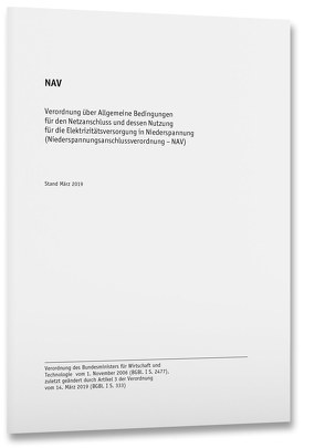 NAV Strom – Niederspannungsanschlussverordnung