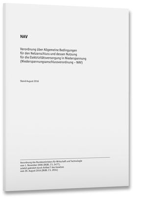 NAV Strom – Niederspannungsanschlussverordnung