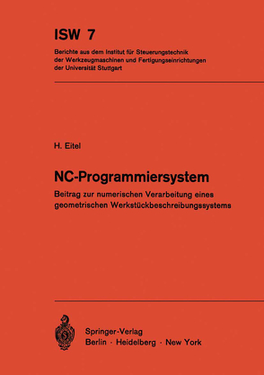 NC-Programmiersystem von Eitel,  H.