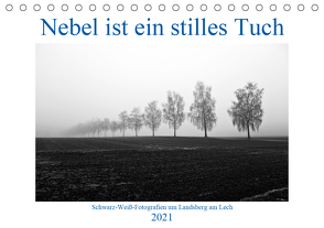 Nebel ist ein stilles Tuch – um Landsberg am Lech (Tischkalender 2021 DIN A5 quer) von Marten,  Martina