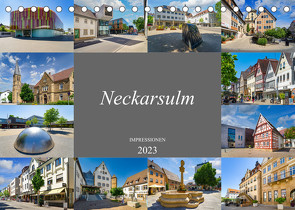 Neckarsulm Impressionen (Tischkalender 2023 DIN A5 quer) von Meutzner,  Dirk