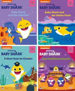 Nelson Mini-Bücher: 4er Baby Shark 1-4