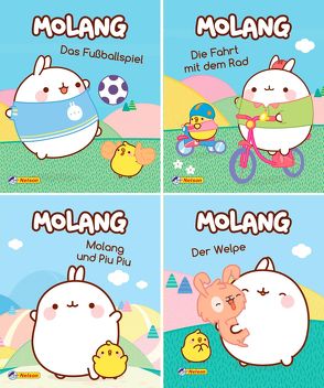 Nelson Mini-Bücher: 4er Molang 1-4