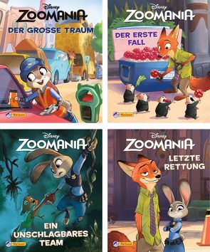 Nelson Mini-Bücher: Disney Zoomania 1-4