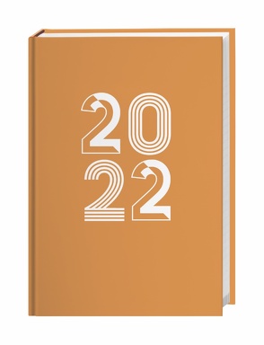 Neon Orange Kalenderbuch A5 Kalender 2022 von Heye