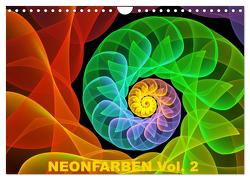 Neonfarben Vol. 2 / CH-Version (Wandkalender 2024 DIN A4 quer), CALVENDO Monatskalender von Art,  gabiw