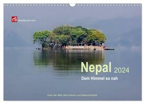 Nepal 2024 – Dem Himmel so nah (Wandkalender 2024 DIN A3 quer), CALVENDO Monatskalender von Bergwitz,  Uwe