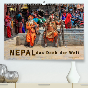 Nepal – das Dach der Welt (Premium, hochwertiger DIN A2 Wandkalender 2022, Kunstdruck in Hochglanz) von Roder,  Peter