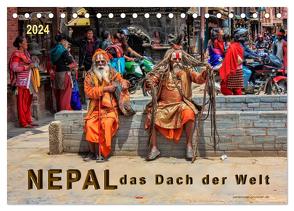 Nepal – das Dach der Welt (Tischkalender 2024 DIN A5 quer), CALVENDO Monatskalender von Roder,  Peter