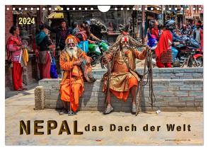 Nepal – das Dach der Welt (Wandkalender 2024 DIN A4 quer), CALVENDO Monatskalender von Roder,  Peter