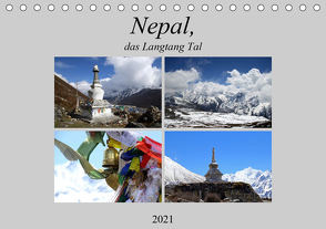 Nepal, das Langtang Tal (Tischkalender 2021 DIN A5 quer) von Albicker,  Gerhard