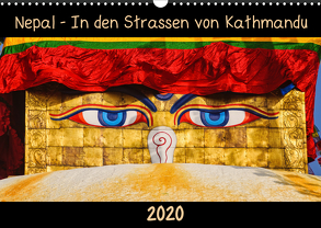 Nepal – In den Straßen von Kathmandu (Wandkalender 2020 DIN A3 quer) von Niemann,  Maro