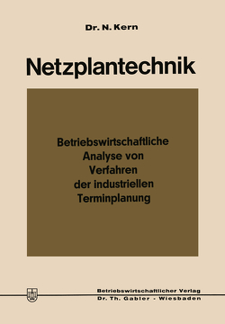 Netzplantechnik von Kern,  Nikolaus