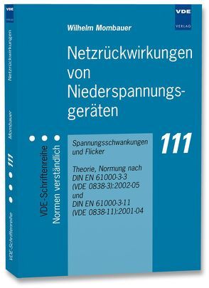 Netzrückwirkungen von Niederspannungsgeräten von Mombauer,  Wilhelm