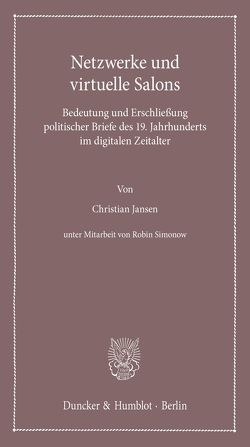 Netzwerke und virtuelle Salons. von Jansen,  Christian, Simonow,  Robin