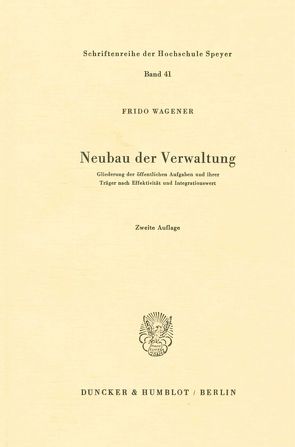 Neubau der Verwaltung. von Wagener,  Frido