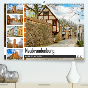 Neubrandenburg Impressionen (Premium, hochwertiger DIN A2 Wandkalender 2022, Kunstdruck in Hochglanz) von Meutzner,  Dirk