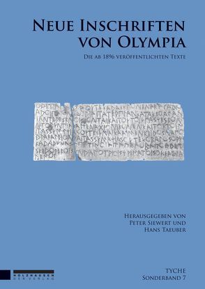 Neue Inschriften von Olympia von Siewert,  Peter, Taeuber,  Hans