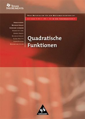 Neue Materialien für den Mathematikunterricht mit dem TI-83/-89/-92 in der Sekundarstufe I von Herget,  Wilfried, Lehmann,  Eberhard