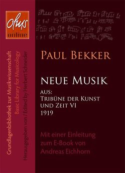 Neue Musik (E-Book) von Bekker,  Paul