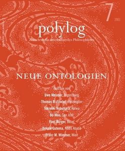 Neue Ontologien von Burger,  Paul, Fowler,  Thomas B., Gutema,  Bekele, Meixner,  Uwe, Mou,  Bo, Nobuhara,  Tokiyuki, Shorny,  Michael, Tomaschitz,  Wolfgang, Trettin,  Käthe, Wimmer,  Franz Martin