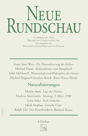 Neue Rundschau 1999/3