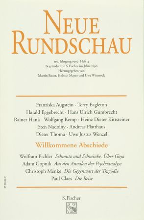 Neue Rundschau 1999/4