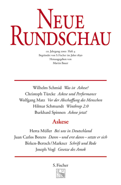 Neue Rundschau 2001/3 von Bauer,  Martin