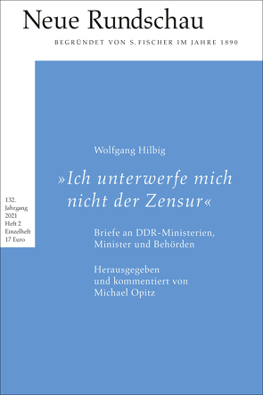 Neue Rundschau 2021/2 von Balmes,  Hans-Jürgen, Opitz,  Michael, Roesler,  Alexander, Vogel,  Oliver