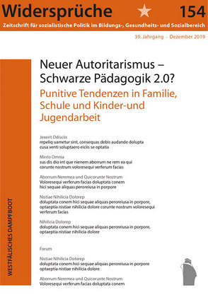 Neuer Autoritarismus – Schwarze Pädagigik 2.0? von 154,  Widersprüche