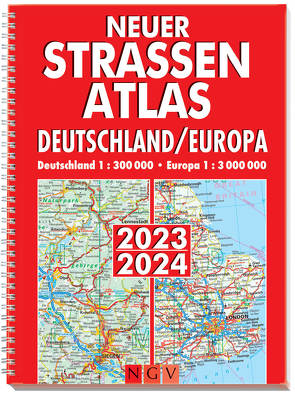 Neuer Straßenatlas Deutschland/Europa 2023/2024