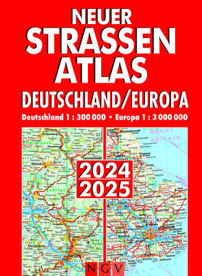 Neuer Straßenatlas Deutschland/Europa 2024/2025