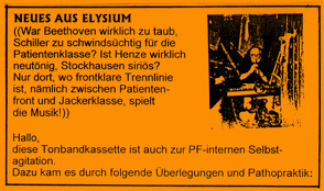 Neues aus Elysium von Huber,  W D