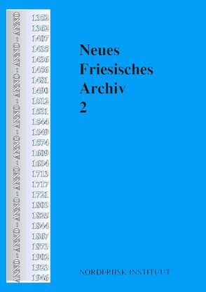 Neues Friesisches Archiv 2 von Panten,  A.