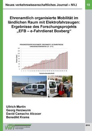 Neues verkehrswissenschaftliches Journal – Ausgabe 15 von Camacho Alcocer,  David, Herzwurm,  Georg, Krams,  Benedikt, Ullrich,  Martin