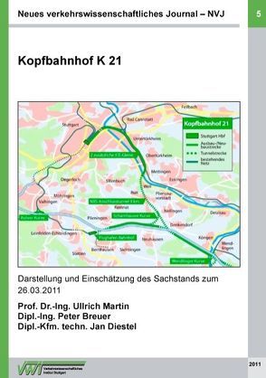 Neues verkehrswissenschaftliches Journal NVJ – Ausgabe 5 von Breuer,  Peter, Diestel,  Jan, Martin,  Ullrich