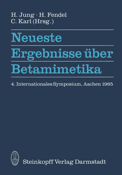 Neueste Ergebnisse über Betamimetika von Fendel,  H., Jung,  H., Karl,  C.