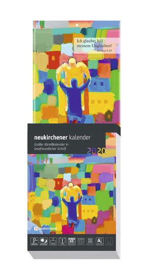 Neukirchener Kalender 2020 – Großer Abreißkalender in lesefreundlicher Schrift von Fricke-Hein,  Hans-Wilhelm, Lutz,  Samuel, Marschner,  Ralf, Reichert,  Dietmar