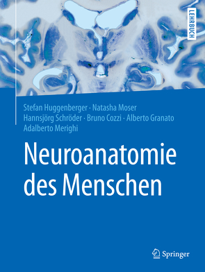 Neuroanatomie des Menschen von Cozzi,  Bruno, Granato,  Alberto, Huggenberger,  Stefan, MERIGHI,  ADALBERTO, Moser,  Natasha, Schröder,  Hannsjörg