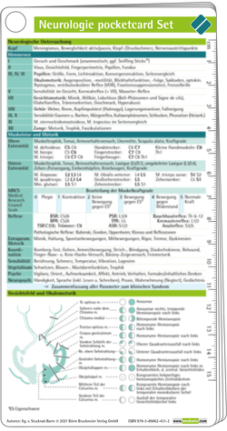 Neurologie pocketcard Set von Ilg,  Rüdiger, Stuckrad-Barre,  Sebastian von